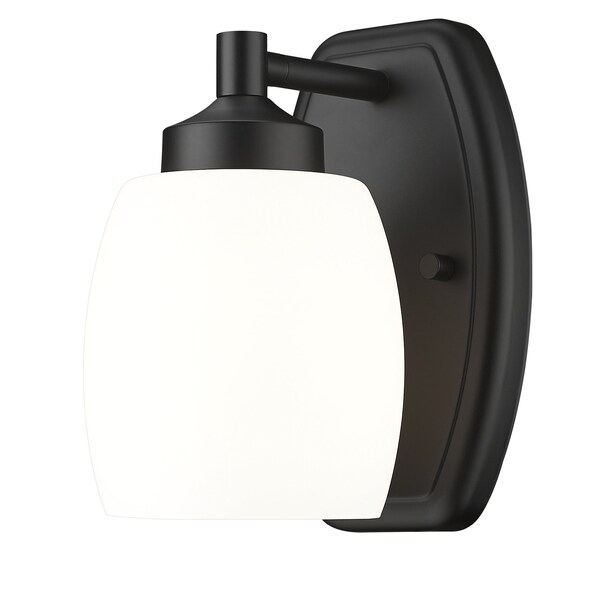 Z-Lite Kendrick 1 Light Wall Sconce, 4.75in. W x 8in. H, Matte Black 745-1S-MB - main
